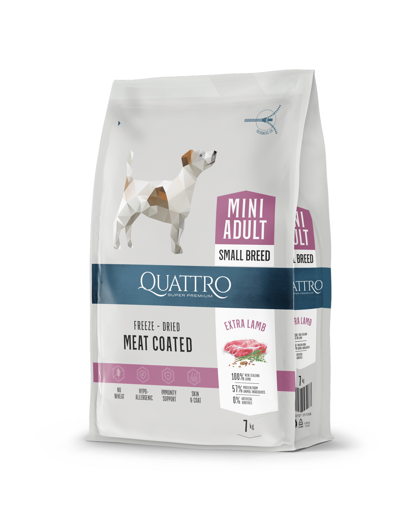 Quattro Mini Lamb su ėriena sausas mažų veislių šunų pašaras, 7kg