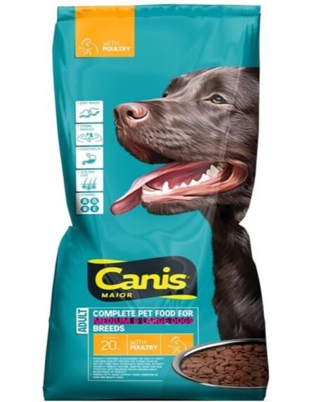 Canis Major sausas šunų maistas su paukštiena, 20kg