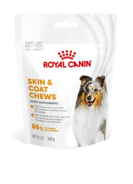 Royal Canin Skin & Coat Adult papildai šunims, 240 g