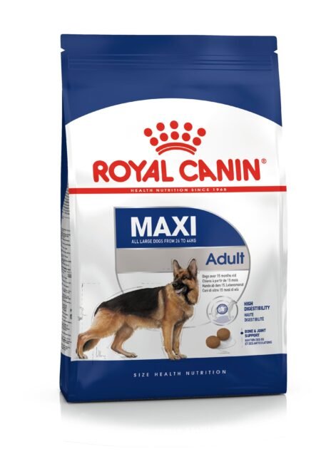 Royal Canin Maxi Adult sausas maistas šunims, 15kg