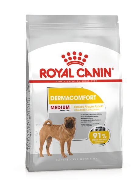 Royal Canin Dermacomfort Medium sausas maistas šunims, 3kg
