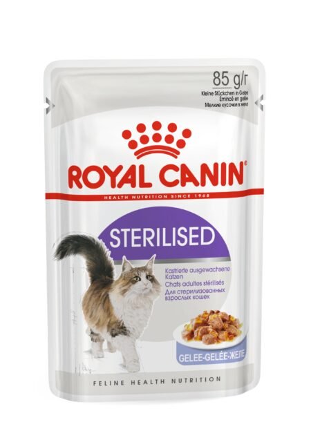 Royal Canin Sterilized Jelly konservai katėms, 12×85 g